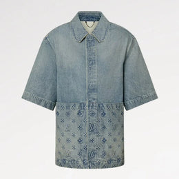Short-Sleeved Denim Workwear Shirt