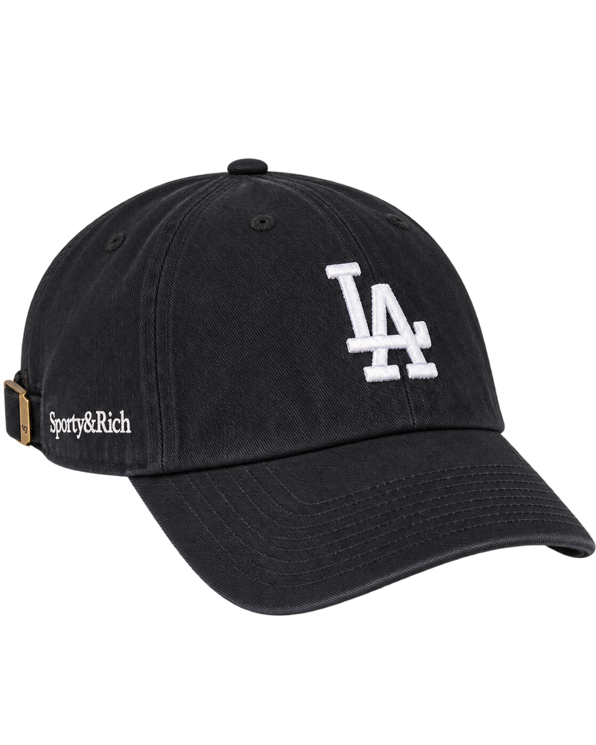 LA Hat - Faded Black/White