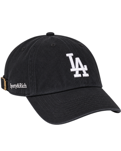 LA Hat - Faded Black/White