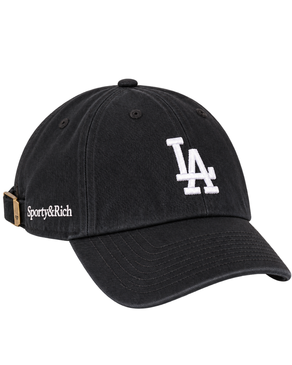 LA Hat - Faded Black/White
