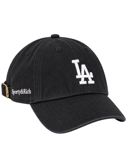 LA Hat - Faded Black/White