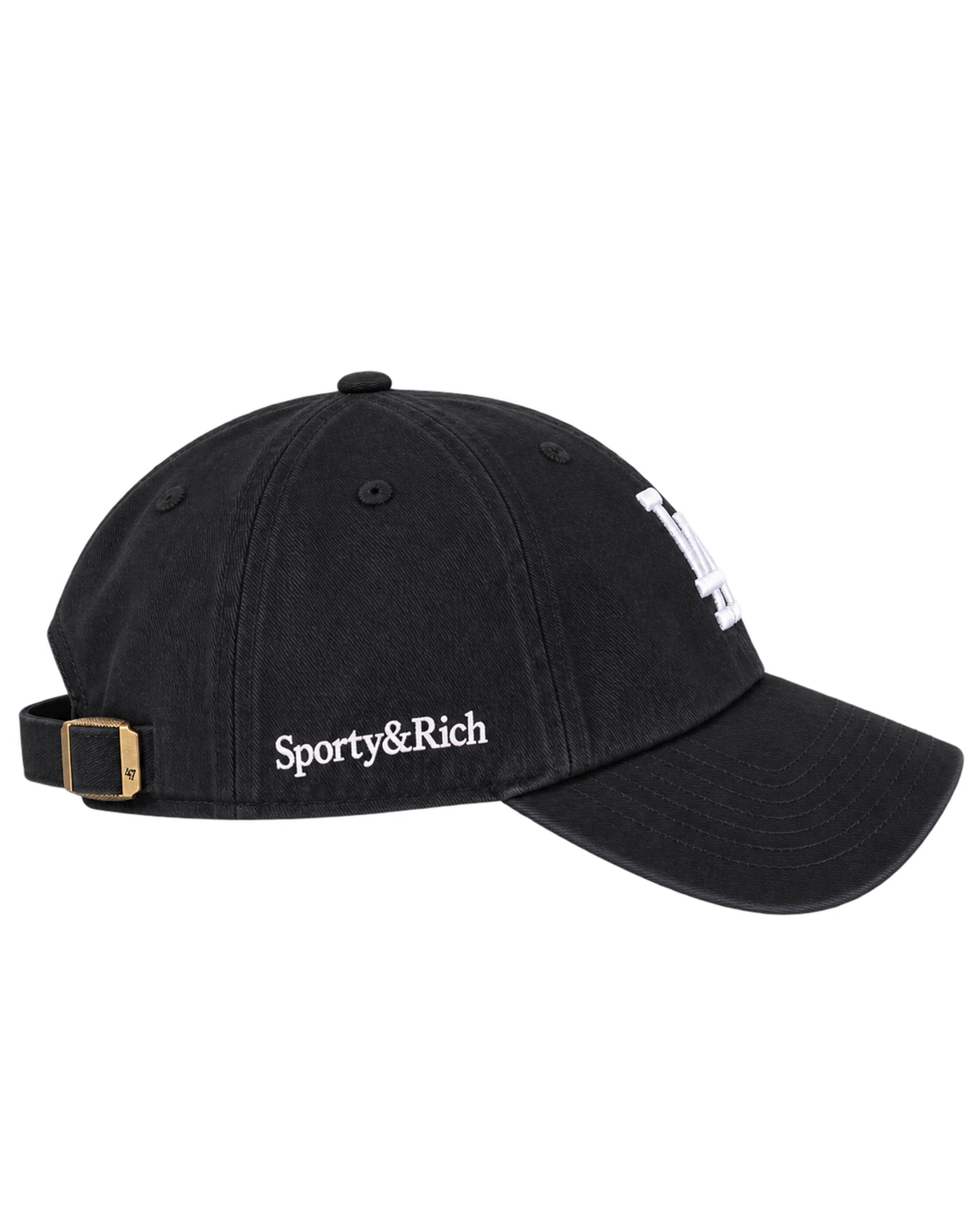 LA Hat - Faded Black/White