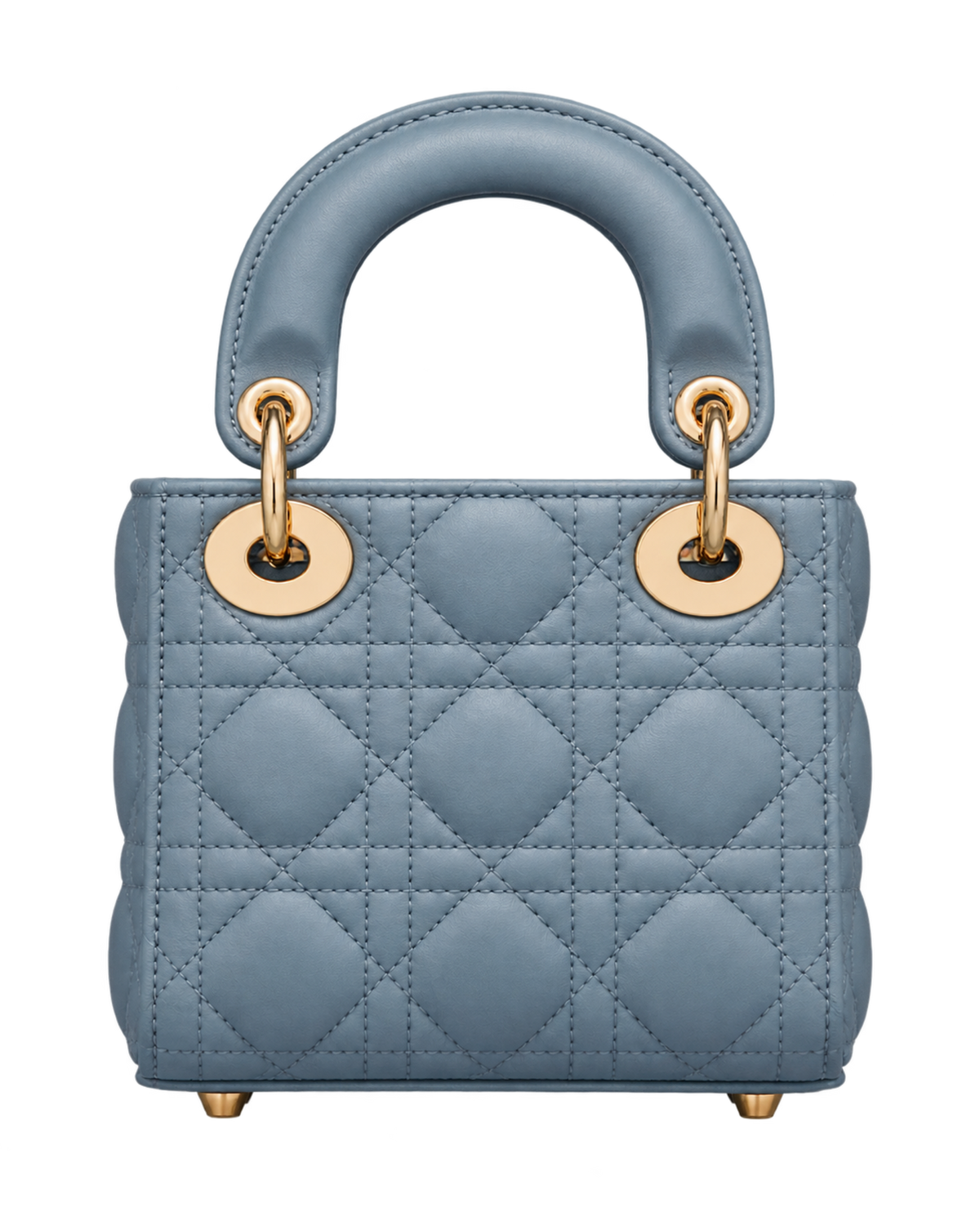 Lady Dior Micro Bag Cloud Blue Cannage Lambskin