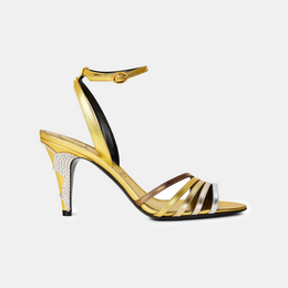 Ladycrush Laminated Nappa Sandals