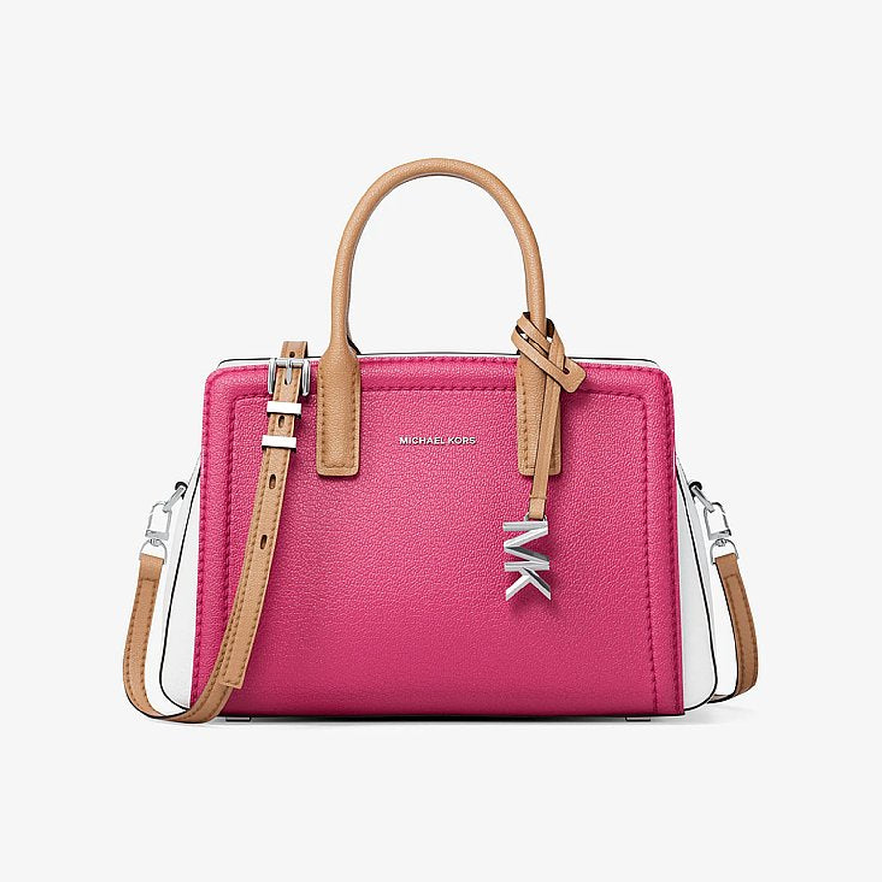 Laila Extra-Small Color-Block Leather Crossbody Bag