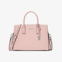 Laila Medium Signature Logo Satchel