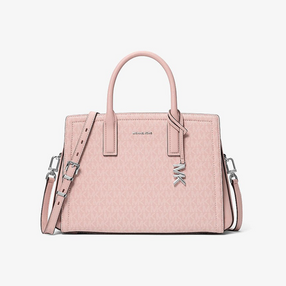 Laila Medium Signature Logo Satchel