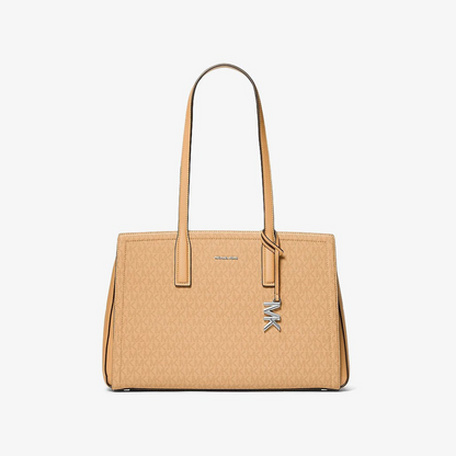 Laila Medium Signature Logo Tote Bag