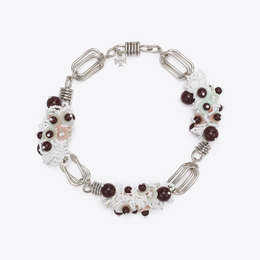 Large Runway Beaded Necklace