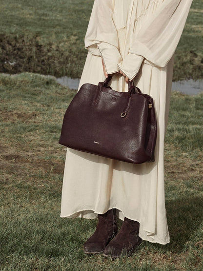Songmont Large Yore Tote Bag - Raisin