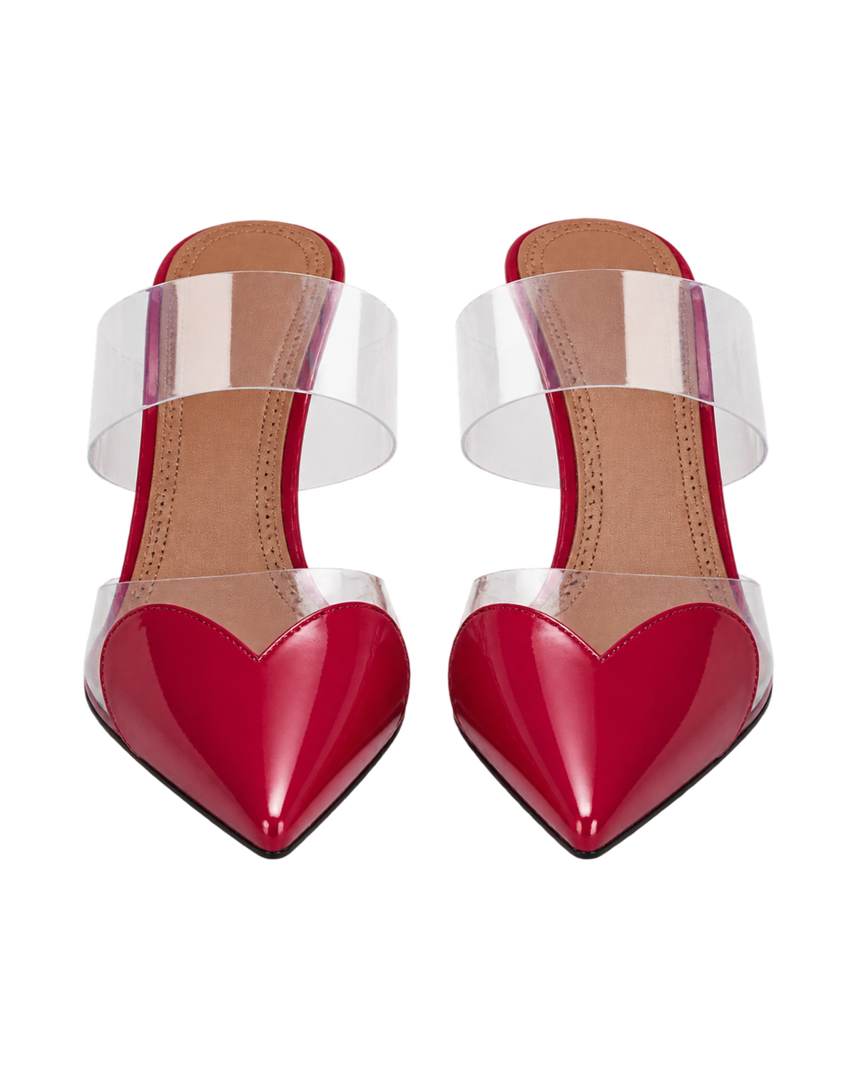 LE CŒUR MULES IN PATENT LEATHER