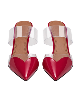 LE CŒUR MULES IN PATENT LEATHER