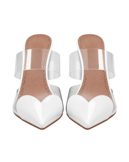LE CŒUR MULES IN PATENT LEATHER