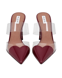 LE CŒUR MULES IN PATENT LEATHER