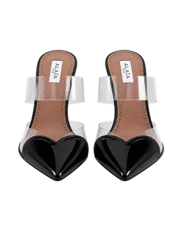 LE CŒUR MULES IN PATENT LEATHER