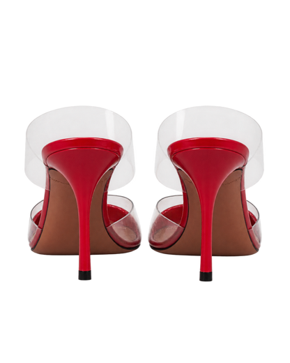 LE CŒUR MULES IN PATENT LEATHER