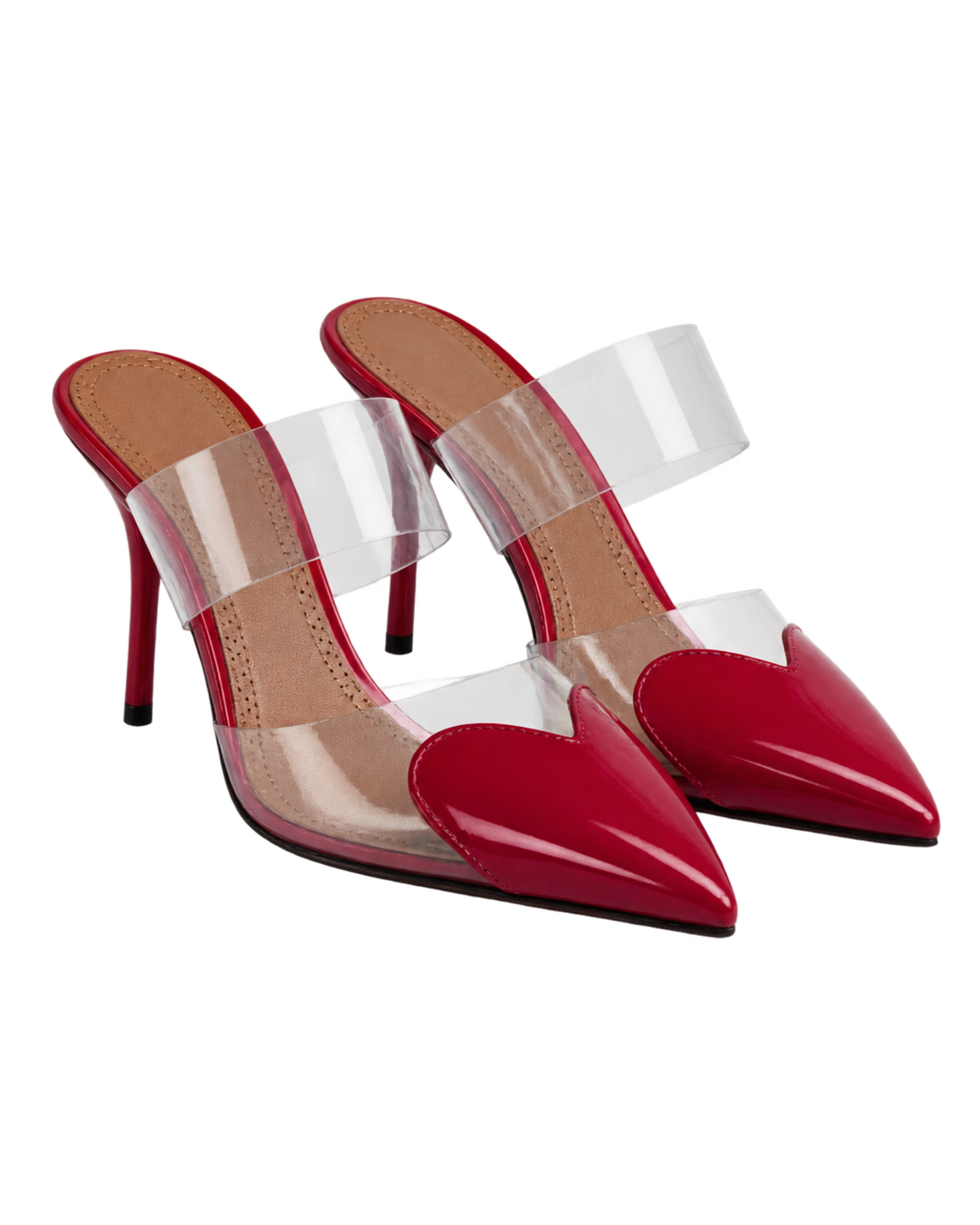 LE CŒUR MULES IN PATENT LEATHER