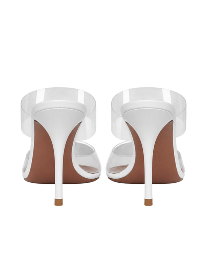 LE CŒUR MULES IN PATENT LEATHER