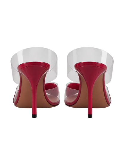 LE CŒUR MULES IN PATENT LEATHER