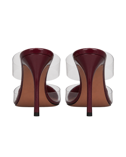 LE CŒUR MULES IN PATENT LEATHER