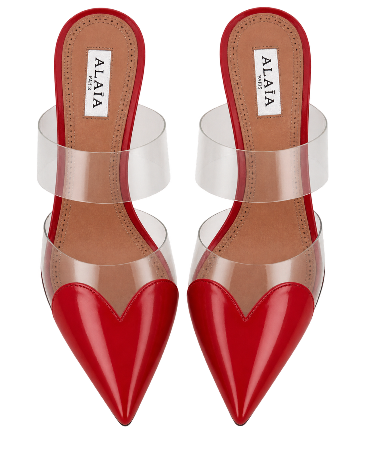LE CŒUR MULES IN PATENT LEATHER