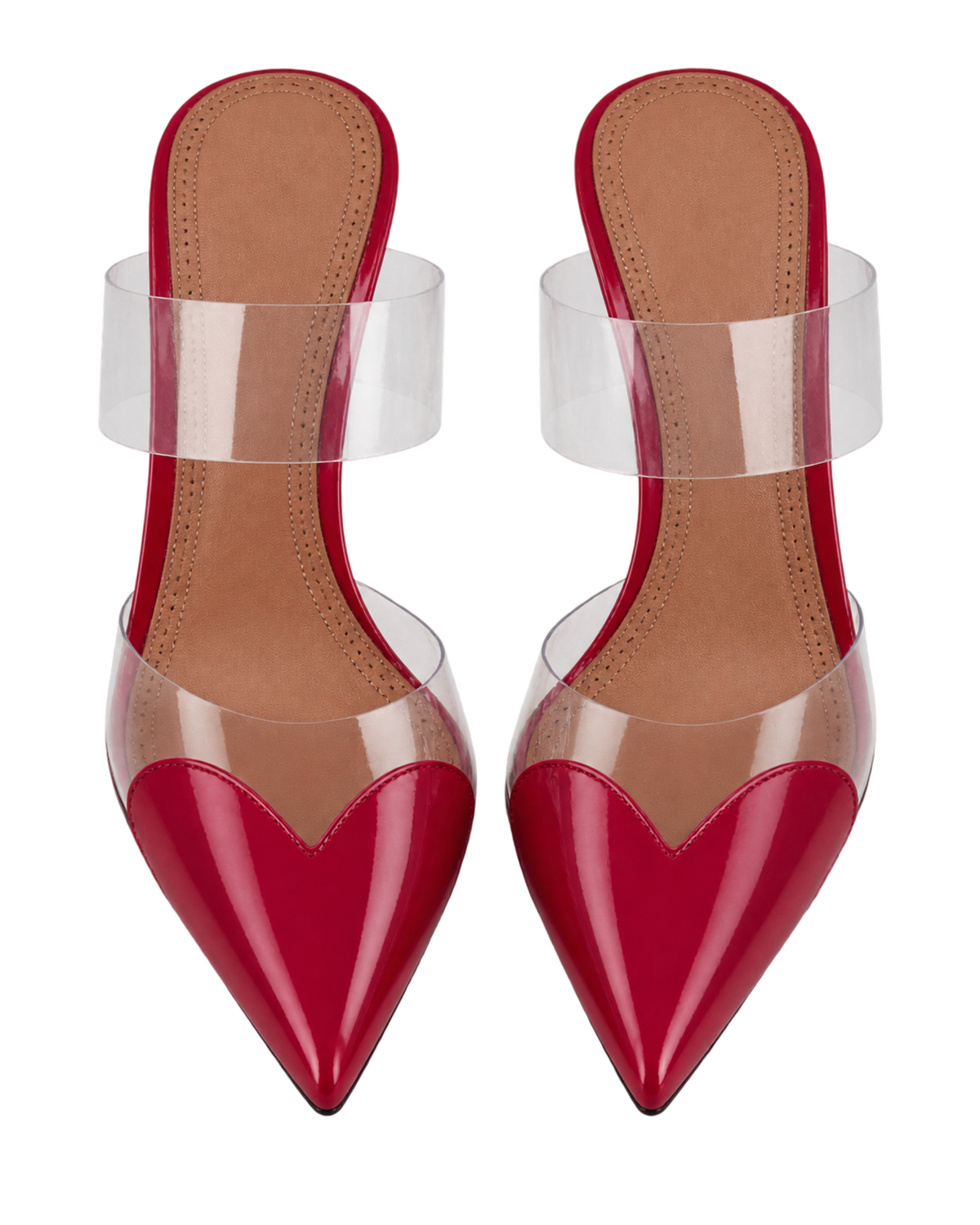 LE CŒUR MULES IN PATENT LEATHER