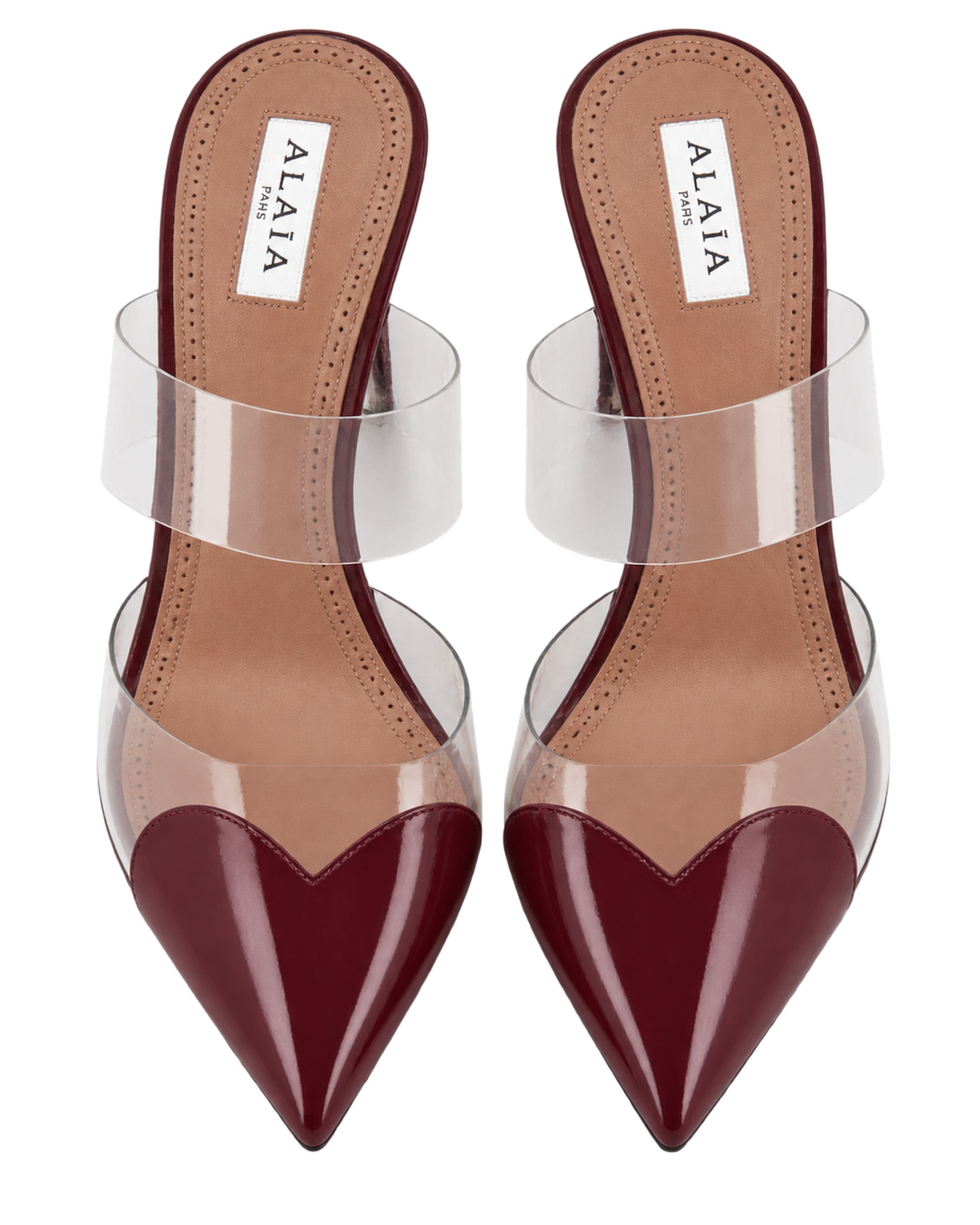 LE CŒUR MULES IN PATENT LEATHER