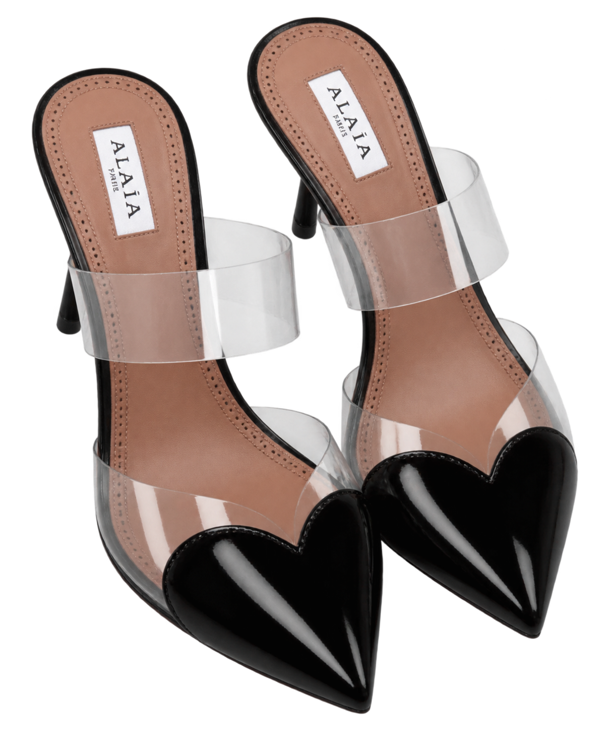 LE CŒUR MULES IN PATENT LEATHER
