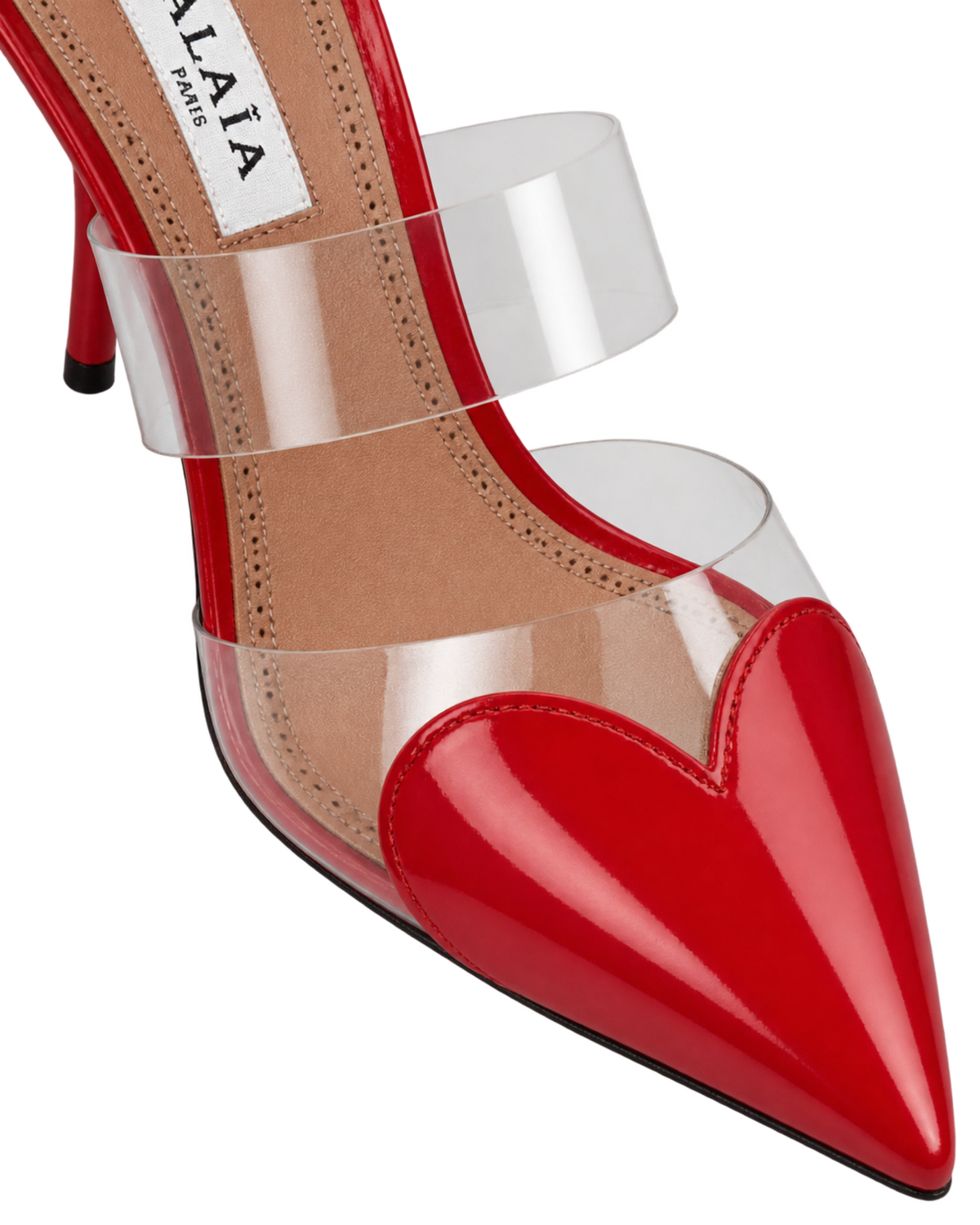 LE CŒUR MULES IN PATENT LEATHER