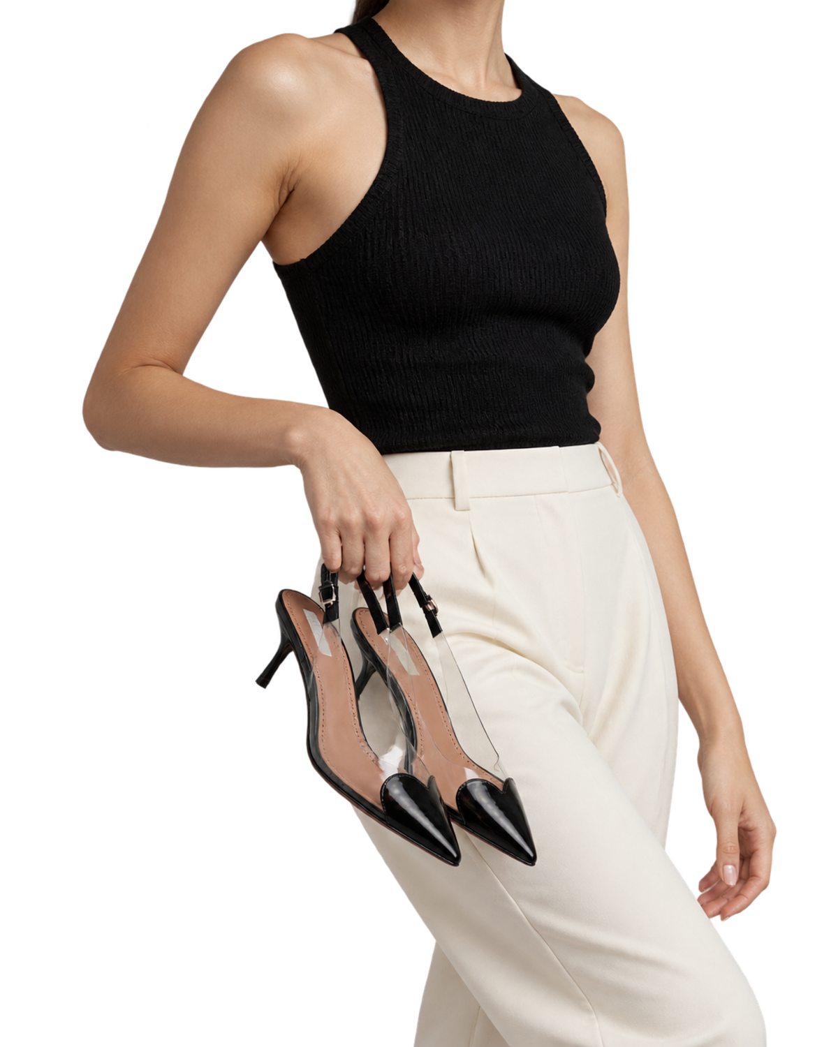 LE CŒUR SLINGBACKS 55 IN PATENT LEATHER