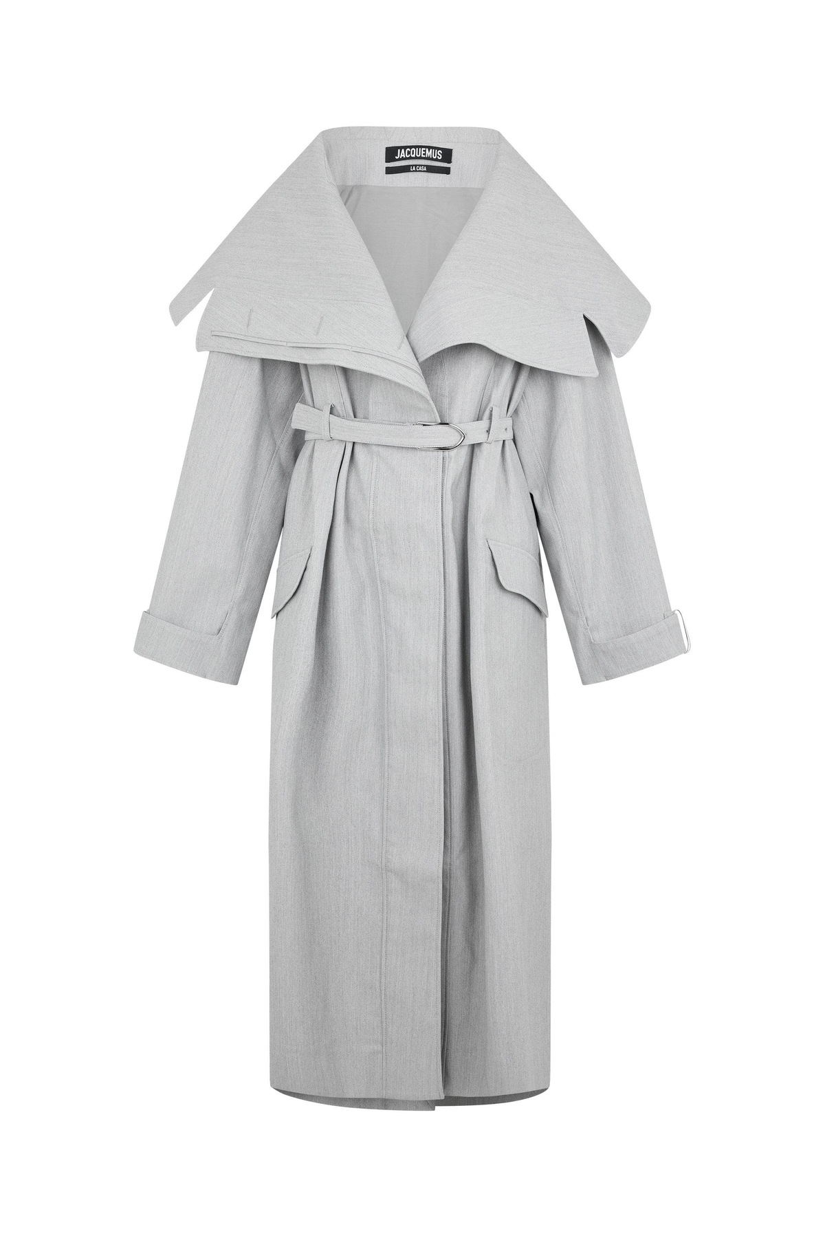 Le Caruso Long Sleeve Long Oversized Fit Trench Coat