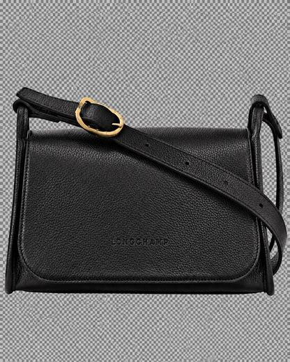 Le Foulonné M Crossbody bag Black - Leather