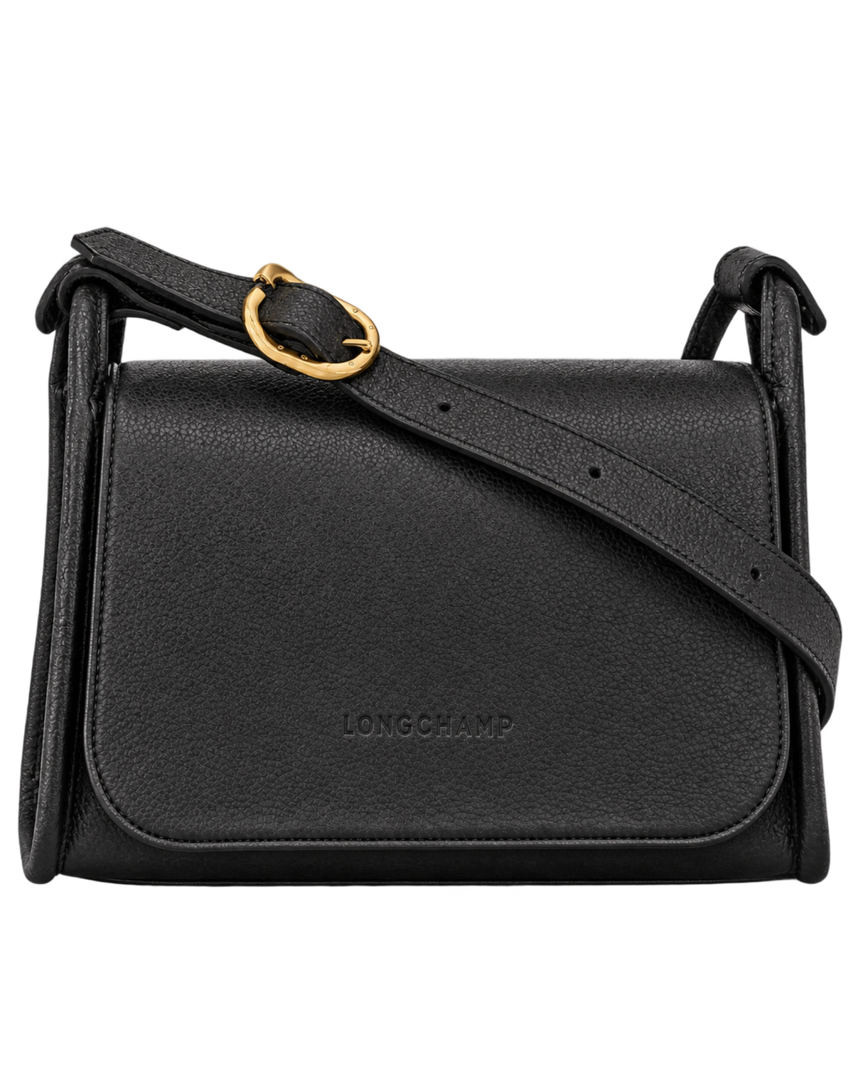 Le Foulonné M Crossbody bag Black - Leather