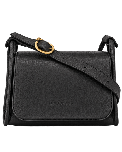 Le Foulonné M Crossbody bag Black - Leather