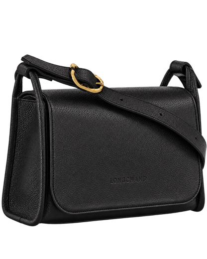 Le Foulonné M Crossbody bag Black - Leather