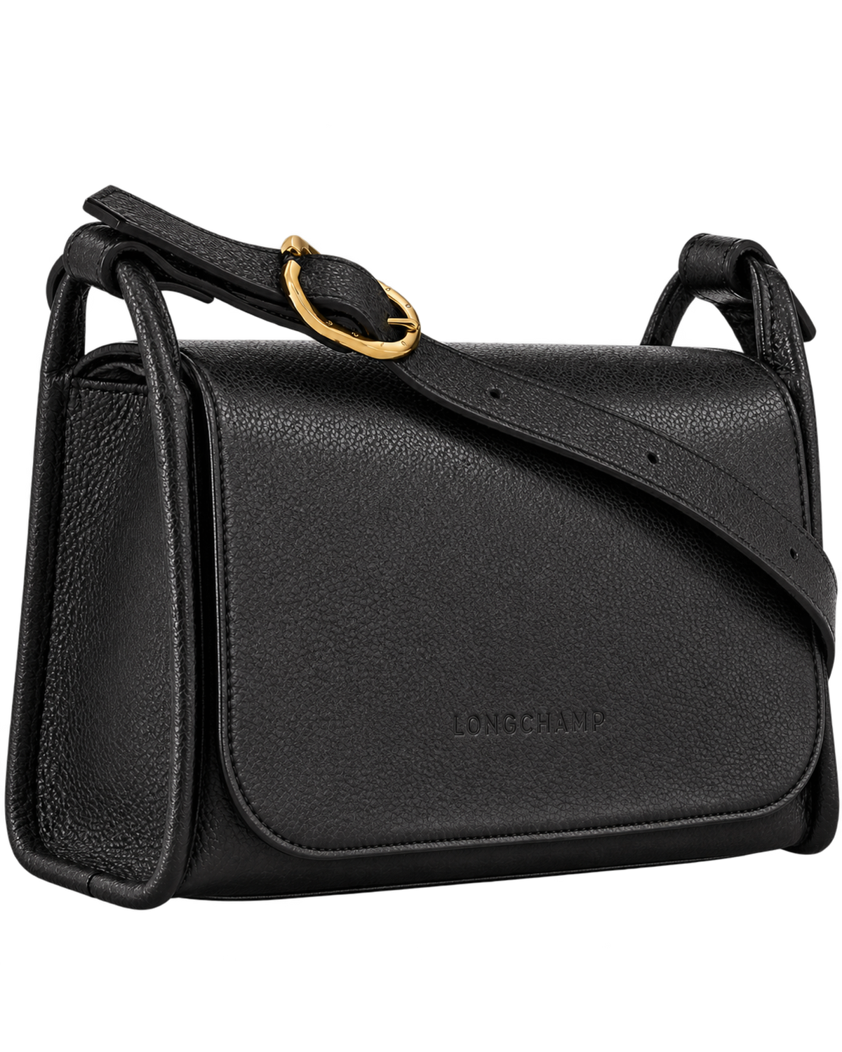Le Foulonné M Crossbody bag Black - Leather