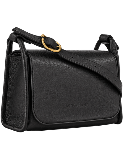 Le Foulonné M Crossbody bag Black - Leather