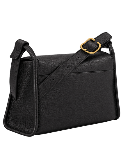 Le Foulonné M Crossbody bag Black - Leather