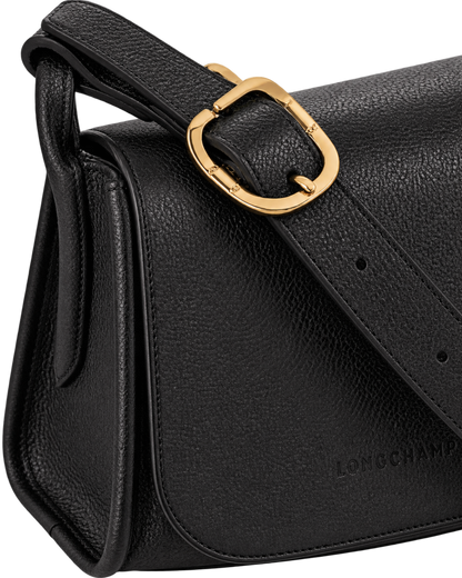 Le Foulonné M Crossbody bag Black - Leather
