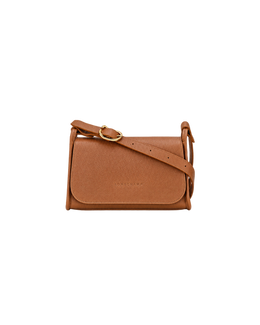 Le Foulonné M Crossbody bag Caramel - Leather