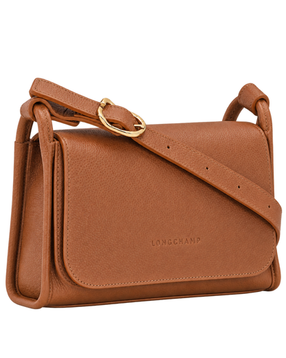 Le Foulonné M Crossbody bag Caramel - Leather