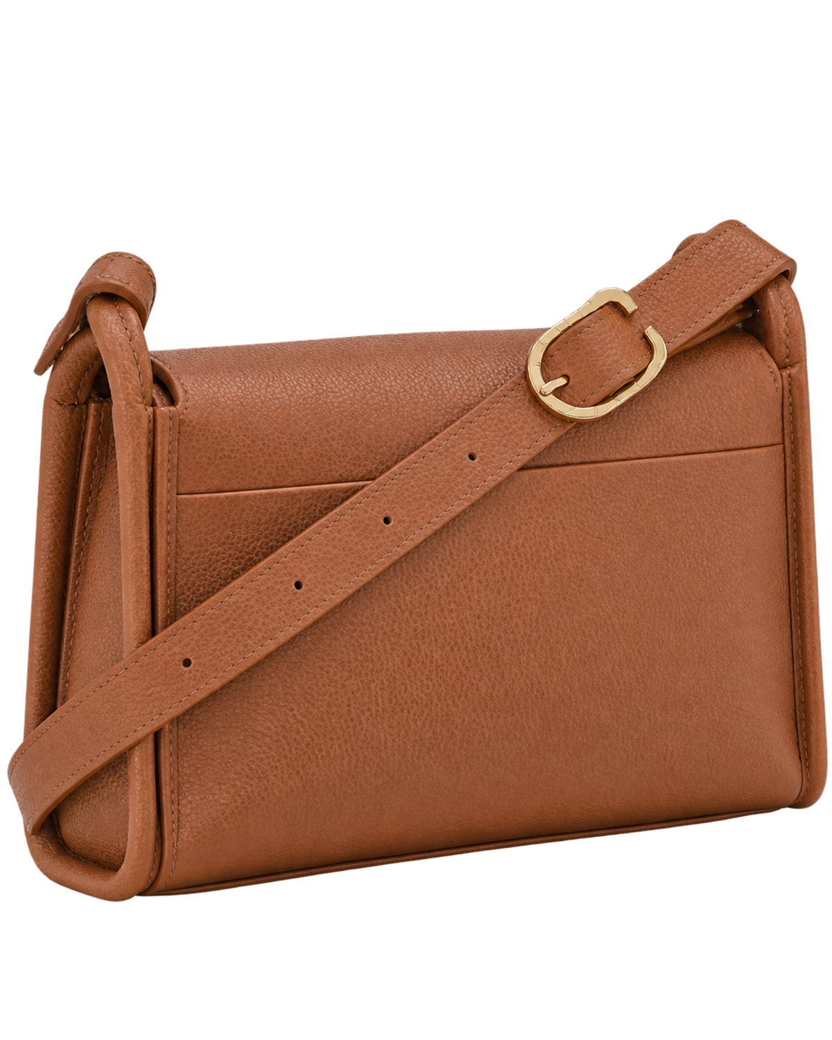 Le Foulonné M Crossbody bag Caramel - Leather