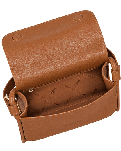 Le Foulonné M Crossbody bag Caramel - Leather