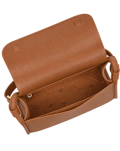 Le Foulonné M Crossbody bag Caramel - Leather