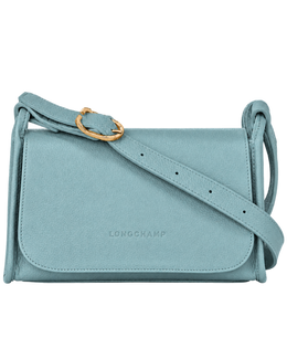 Le Foulonné M Crossbody bag Eucalyptus - Leather