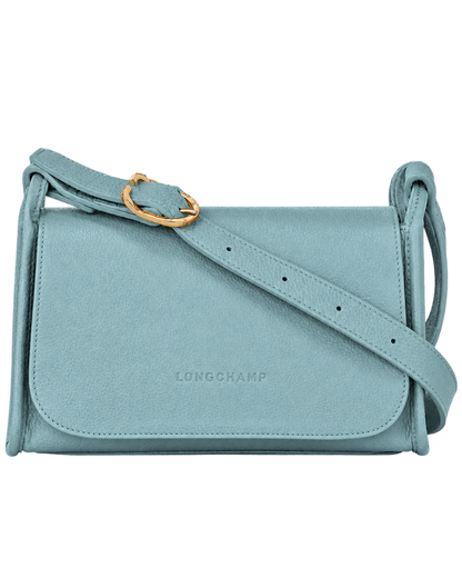 Le Foulonné M Crossbody bag Eucalyptus - Leather