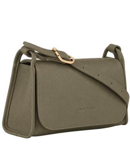 Le Foulonné M Crossbody bag Khaki - Leather