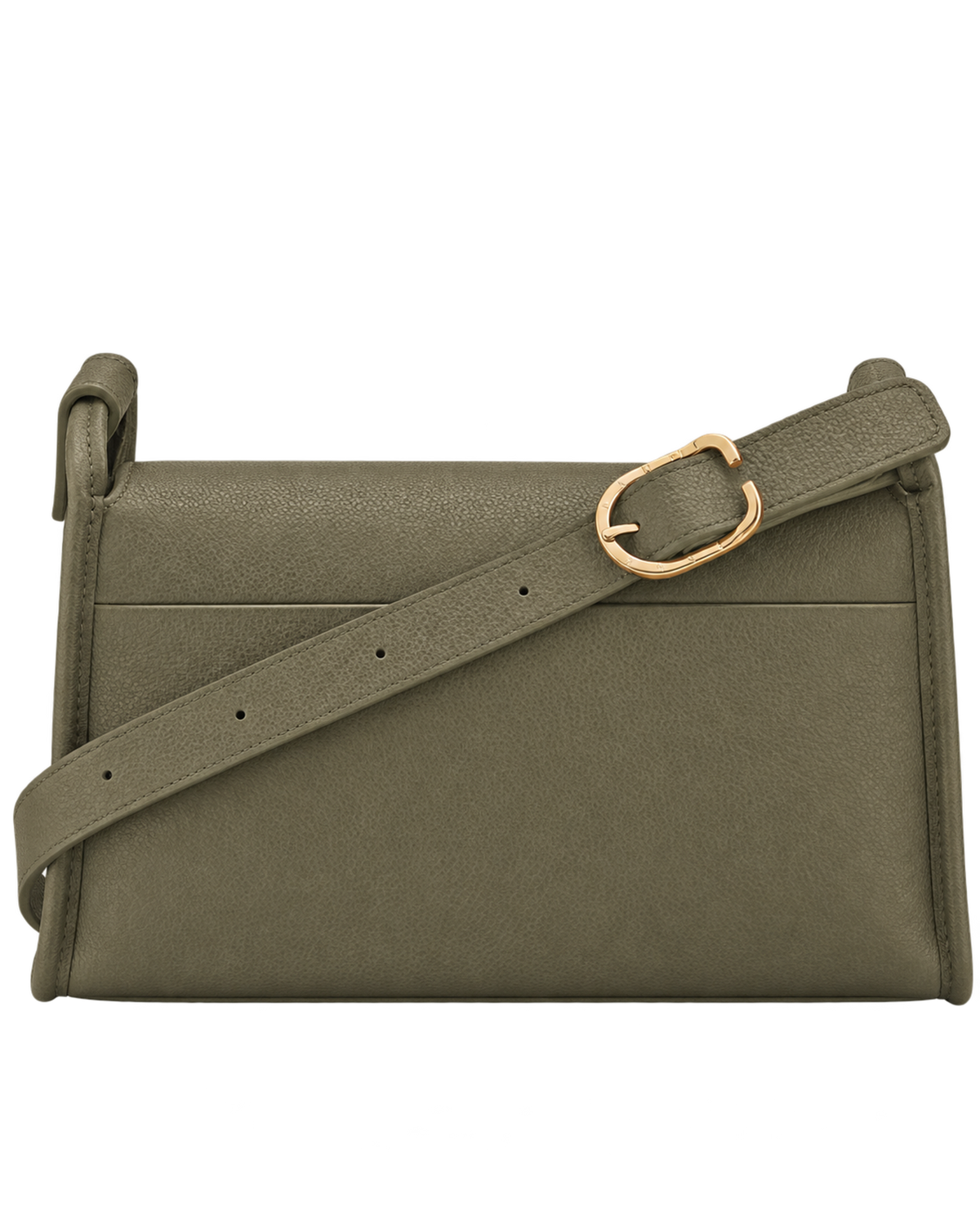 Le Foulonné M Crossbody bag Khaki - Leather