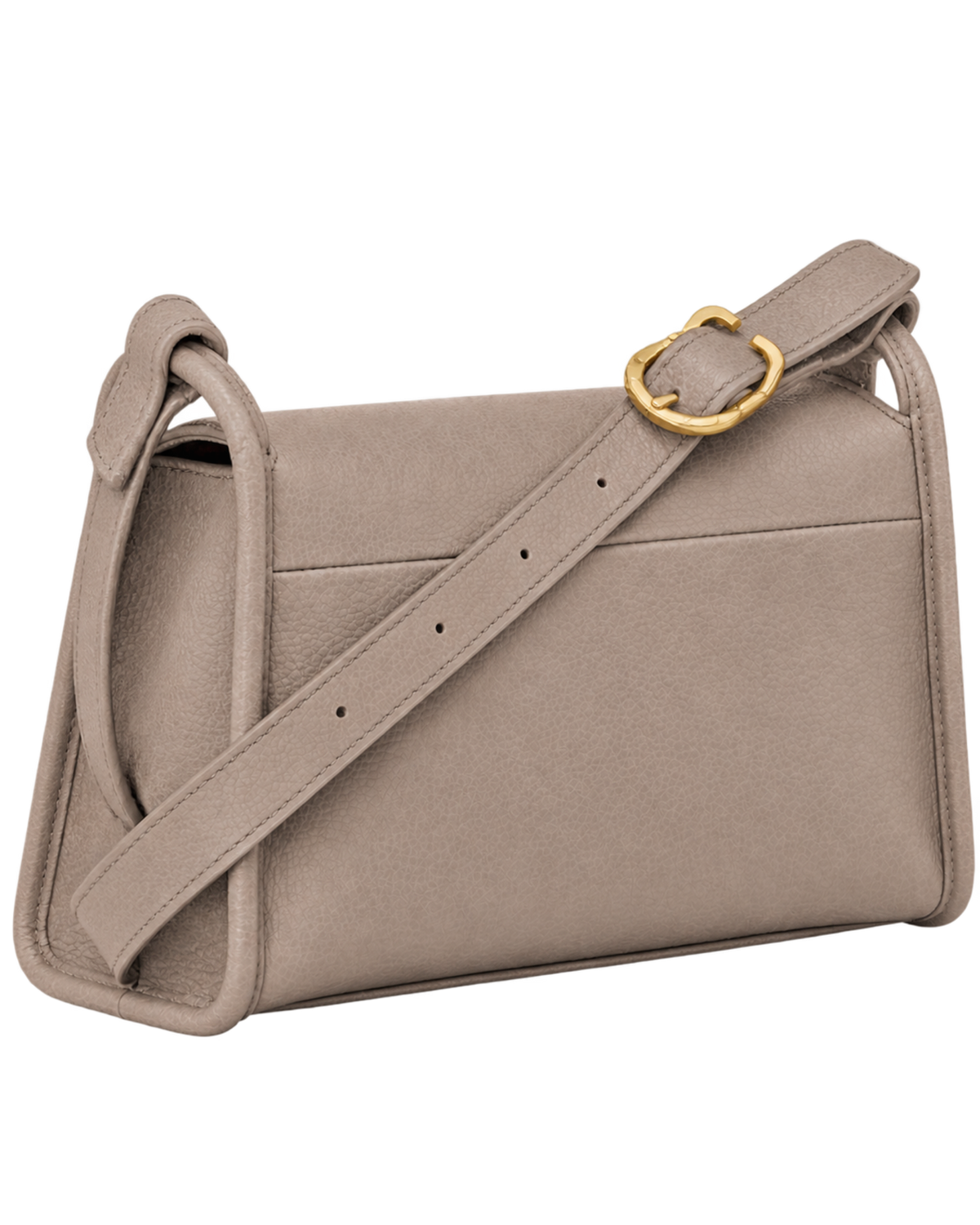 Le Foulonné M Crossbody bag Turtledove - Leather