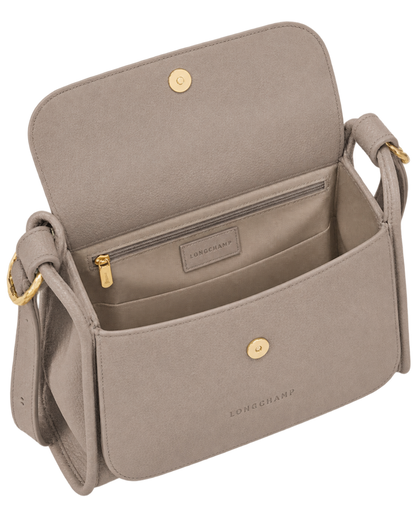 Le Foulonné M Crossbody bag Turtledove - Leather